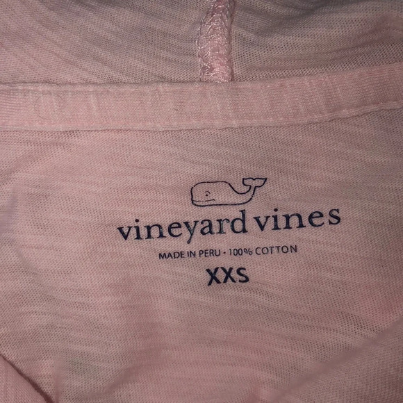 Vineyard Vines Women's Light Pink Long Sleeve Pullover Hooded Sweatshirt Size XX - Picture 5 of 5